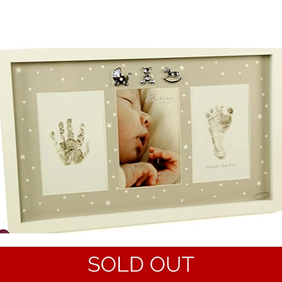 Bambino Baby Hand Foot Print Frame ink print